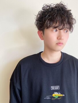 トップヘアーラウンジ 知立(TOP HAIR Lounge) 無造作感がお洒落！ナチュラルパーママッシュ/前髪パーマ