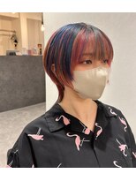 ノア(noah.)&nbsp;青紫とピンクのアンブレラカラー