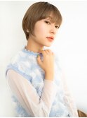 大人可愛い　小顔エアリーマッシュショート