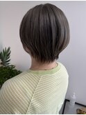 くびれショート/大人ショート/グレージュカラー/30代40代50代