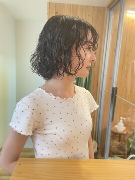 オアシス(oasis) 【oasisマミ】20代30代大人可愛いウェーブパーマボブ