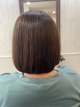 ライムヘアービューティフィー(Lime hair beautify) ナチュラルストレートボブ【縮毛矯正 30代、40代、50代】