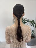 《Zina福岡天神》結婚式ヘアセット