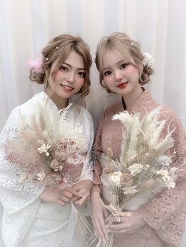 リアン 八幡筋店(lien)の写真/【心斎橋駅から徒歩5分】訪問着/振袖/浴衣など大切な日の着付けはlienで！※ご予約時お電話必須。