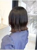 【レディース・大名】くびれボブ×切りっぱなしボブ×外ハネ