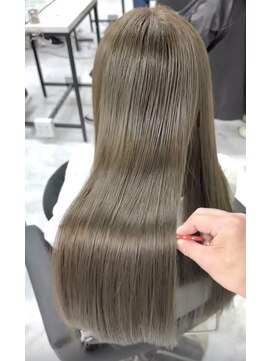 アクション 心斎橋店(ACTION) 人気No1髪質改善　最高級美髪エステコース　オリーブグレージュ