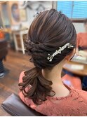 ローポニーアレンジ
