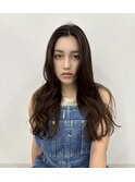 大人可愛い ナチュラルレイヤー ショコラブラウン