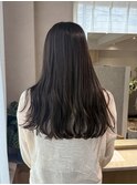 顔周りカット小顔似合わせカット アッシュベージュ