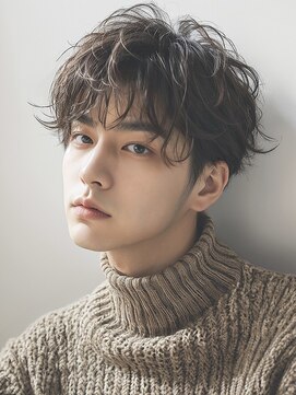 ミラージュ 市原(Miraju) サーフカール/ブルーブラック/フェザーパーマ[市原/五井駅]