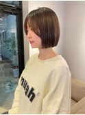 切りっぱなしボブ/顔まわりカット【戸田雅子】