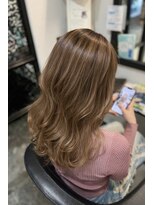 サロンドフィール(Salon de feel)&nbsp;バレイヤージュ風ピンクベージュカラー