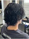 メンズウルフ/men's/スパイラルパーマ/波巻き/ツイスパ