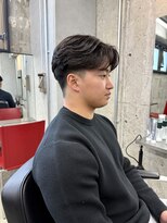 オルカ(ORCA)&nbsp;センターパート　メンズ　毛流れ　眉毛　新宿　南川聖華