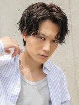 ルーシー 福岡大名店(LUCEY)&nbsp;センターパートフェザーパーマフェザーショートツイストパーマ