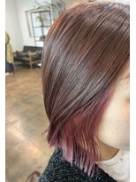 ヘアールーム(Hair Room)&nbsp;イヤリングカラー　春ピンク