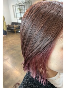 ヘアールーム(Hair Room) イヤリングカラー 春ピンク