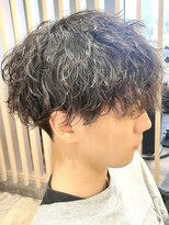 ハレ メンズサロン たまプラーザ(Hale)&nbsp;Hale波巻きツイストスパイラルパーマセンターパートたまプラーザ
