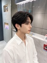 ヘアー ミッション 心斎橋店(hair Mission)&nbsp;メンズ/センターパート/韓国/フェザーパーマ