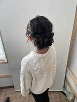 美容室こころ ピアノ発表会のヘアスタイル