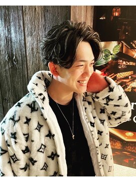 サロウィン 広島(SALOWIN) 大人センターパート×ニュアンスウェーブ
