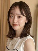 フレイムス 高崎(Frames) 大人可愛いミディアム20代30代40代◎前髪ありくびレイヤー高崎