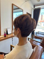 リアン 大森店(Rian)&nbsp;大人の丸みショート×30代チョコブラウンカラー