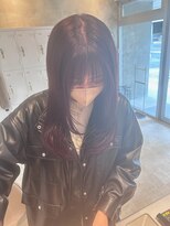 エッジ(EDGE) ボルドーレッド×ロングレイヤー