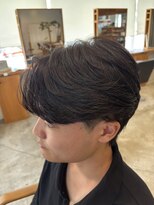 メンズカノエ 山口小郡店(Men's CANOE)&nbsp;毛流れ　曲がる縮毛矯正