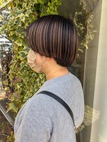 クリーク ボイス ヘアー 東原店(CLIQUE voice hair)&nbsp;ハイライト/ナチュラルブラウン/ショートレイヤー