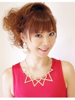 ノーマジーン(Norma jean)&nbsp;ラフカール＋編み込みで！大人のスイートアップスタイル☆