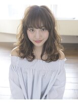 【invitation】イルミナカラー☆ふわふわゆる巻きセミロング