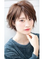 リル 8F 銀座(Rire)&nbsp;【Rire-リル銀座-】斜めバング×耳かけ爽やかショート