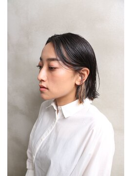 ラクリマ(Lacrima) 神戸 元町【切りっぱなしボブ×ウェットスタイル×モード】KOU