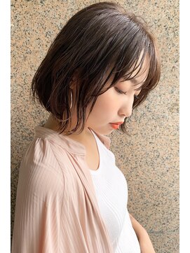 モリオ フロム ロンドン サッポロファクトリー店(morio FROM LONDON) 【morio札幌】2020年人気 大人かわいいシースルーバングボブ