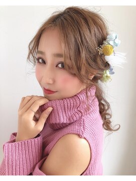 ヘアリラクゼーションリノ (Hair Relaxation Lino) 編みおろしアレンジ×ヘアアレンジ