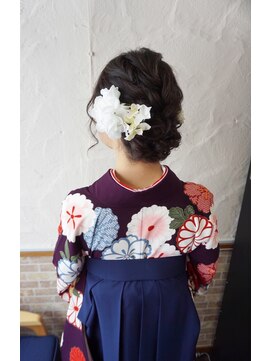 卒業式ダウンスタイル