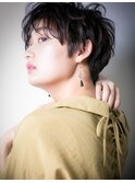 耳かけも◎モード＆クールな黒髪小顔ショートs大宮20代30代40代