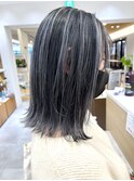 (ATENA AVEDA) ハイライト　ブルーグレージュ