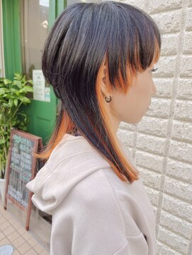 プチメゾントウキョウ(Petit Maison Tokyo) マッシュウルフ_オレンジカラー