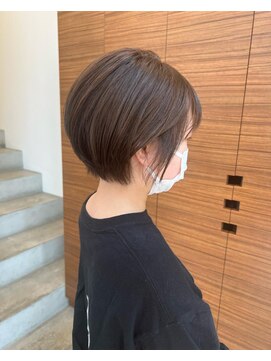クリアーオブヘアー 一社店(clear OF HAIR) スッキリショート×オリーブベージュ
