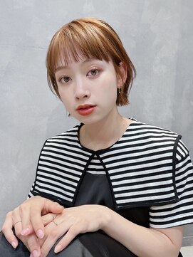 トルネード(TORNADO) 大人ショートボブ ミニボブ 前髪あり ショートバング K1023