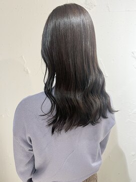 ラミエ バイ メルト 吉祥寺(lamie by melt) "久保田"ブリーチなしアッシュベージュ透明感カラーミディアム