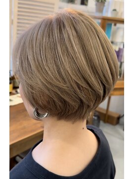 ヘアーアンドメイク グルック(hair&make Gluck) ブリーチオンカラーxベージュ