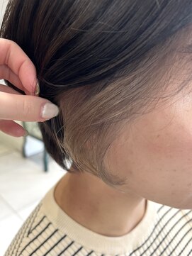 バブ バイネオリーブ(Bab by neolive) ミニボブ×インナーカラーグレージュ