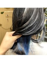 クラップス 金沢文庫店(CLAPS) インナーカラー/ハイライト/シルバー/ブルー/ハイトーンカラー