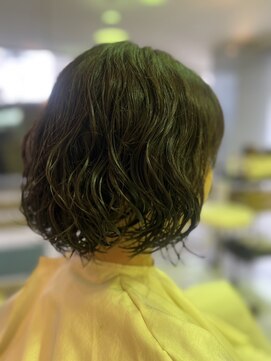 美容室 パッシュ(PASHU) エアウェーブでゆるふわウェーブ
