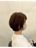 丸みのあるふんわりなショートボブ☆
