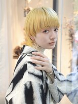 エムスラッシュフィール 東戸塚(M.SLASH FIEL)&nbsp;金髪/ハイトーンカラー/マッシュショート/ウルフ/FIEL東戸塚