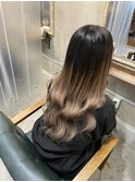 グラデーション風エクステ